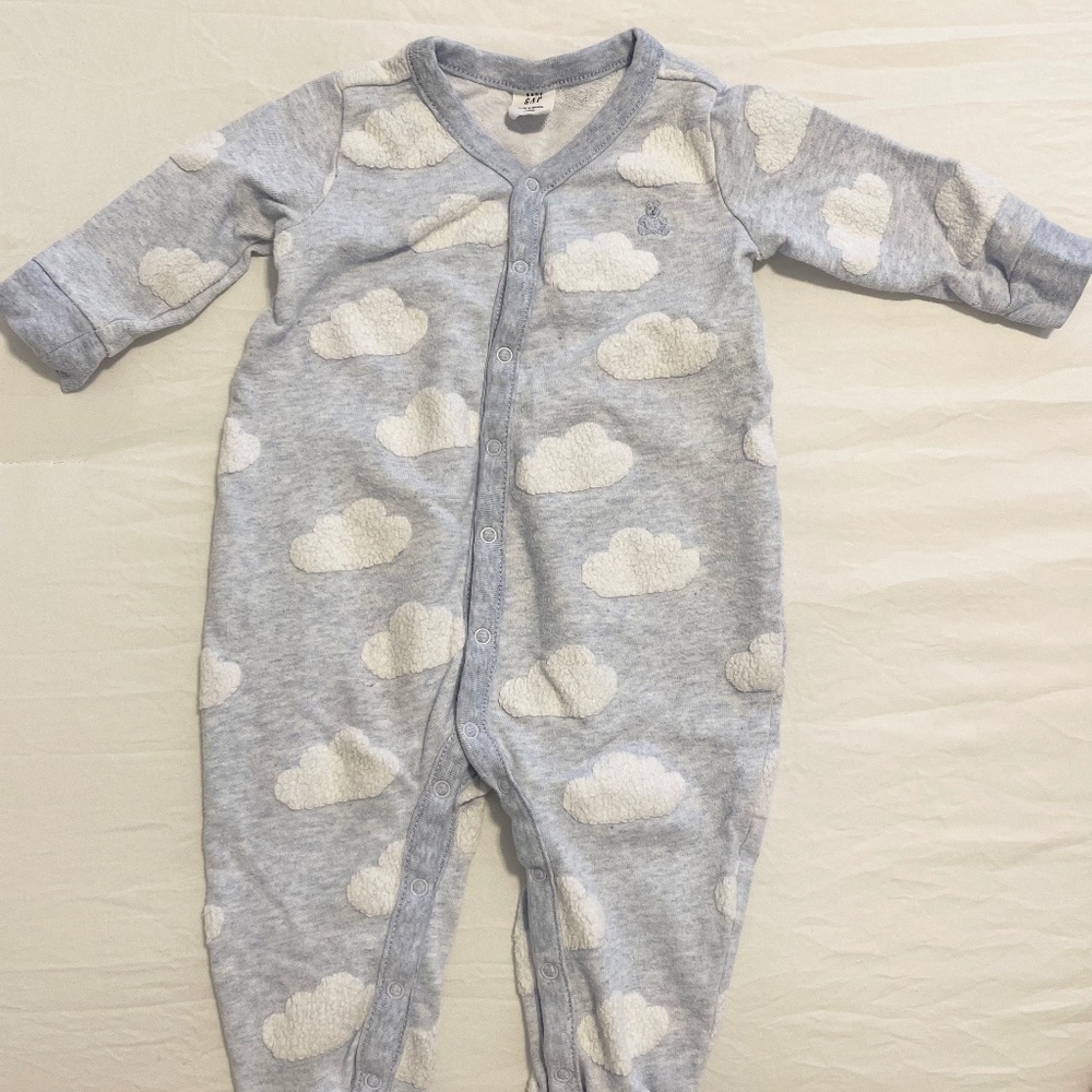 Baby Gap Cloud Footed Onsie